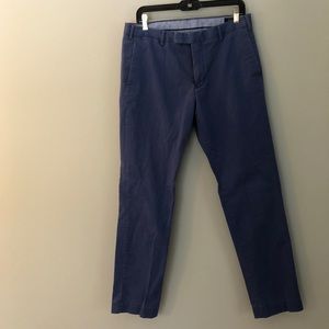 Men’s Polo navy blue slim fit stretch pants 32x32